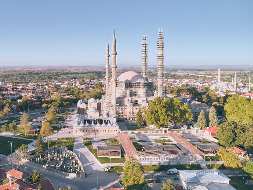 Selimiye Camii Çevre Ve Kentsel Tasarım Peyzaj Projesi İnşaatı
